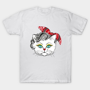 Cute Fashionable Kitty Marilyn Monroe T-Shirt